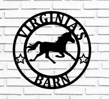 Load image into Gallery viewer, Personalized Horse Sign