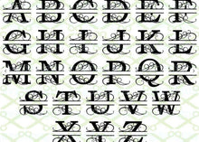 Load image into Gallery viewer, Swirl Split Monogram