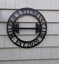 Load image into Gallery viewer, Personalized Home Gym Sign