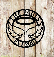 Load image into Gallery viewer, Metal Angel Wings Wall Decor, Metal Wall Art, Home Decor, Angel Wings Wall Art, Above Bed Decor, Living Room Wall Art, Bedroom Wall Decor