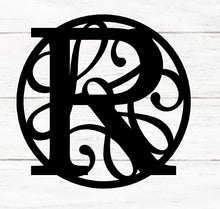Load image into Gallery viewer, Personalized Family Name Metal Sign, Housewarming Gift, Metal Monogram Sign, Door Hanger, Last Name Sign, Metal Wall Art, Wedding Gift