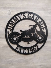 Load image into Gallery viewer, Motorcycle Metal Sign