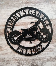 Load image into Gallery viewer, Motorcycle Metal Sign