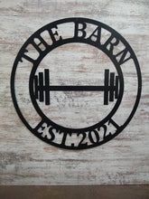 Load image into Gallery viewer, Personalized Home Gym Sign