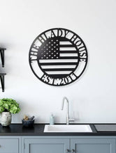 Load image into Gallery viewer, Fathers day gift, United States Metal Art, Metal Flag, Veterans Day Gift, American Flag, gift for him, Military Gift, Patriotic Gift