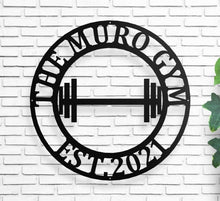 Load image into Gallery viewer, Personalized Home Gym Sign
