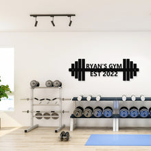 Load image into Gallery viewer, Gym Sign | Personalized Home Gym Sign | Custom Metal Gym Sign | Home Gym Sign | Cross Fit Sign, Gym Sign | Personalized Home Gym Sign