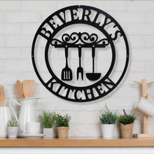 Load image into Gallery viewer, Personalized Kitchen Signs, Custom Kitchen Sign Wall Decor, Custom Metal Sign for Kitchen, Nana's Kitchen Metal Sign, Nana Mothers Day Gift