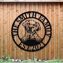 Load image into Gallery viewer, Custom Dog Sign, Pet Spot Sign, Dog name sign, Personalized Dog Sign, Custom Dog name sign, Metal sign, Dog Lover Gift, Dog Paw Sign, Breed