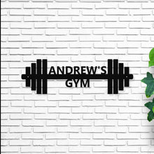Load image into Gallery viewer, Gym Sign | Personalized Home Gym Sign | Custom Metal Gym Sign | Home Gym Sign | Cross Fit Sign, Gym Sign | Personalized Home Gym Sign