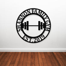 Load image into Gallery viewer, Gym Sign | Personalized Home Gym Sign | Custom Metal Gym Sign | Home Gym Sign | Cross Fit Sign