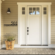 Load image into Gallery viewer, Custom metal address sign, custom street, rustic décor, metal numbers, Metal house numbers, address plaque, address sign, home décor