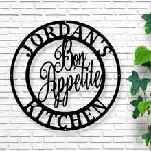 Load image into Gallery viewer, Personalized Kitchen Signs, Custom Kitchen Sign Wall Decor, Custom Metal Sign for Kitchen, Nana's Kitchen Metal Sign, Nana Mothers Day Gift
