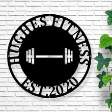 Load image into Gallery viewer, Gym Sign | Personalized Home Gym Sign | Custom Metal Gym Sign | Home Gym Sign | Cross Fit Sign