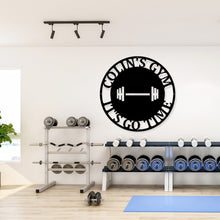 Load image into Gallery viewer, Gym Sign | Personalized Home Gym Sign | Custom Metal Gym Sign | Home Gym Sign | Cross Fit Sign