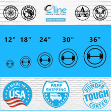 Load image into Gallery viewer, Anchor Sign - Nautical Decor - Beach Decor - Nautical Sign - Anchor Family Name - Wall Decor - Custom Wedding Gift - Metal Wall Art - Lake