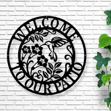 Load image into Gallery viewer, Hummingbird Metal Sign