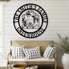 Load image into Gallery viewer, Personalized Metal Gardening sign, custom yard sign, garden decoration, Mother’s Day, Garden Sign, custom garden gift, Metal Greenhouse Sign