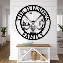 Load image into Gallery viewer, Personalized Golf Sign, Personalized Golf Décor, Golf Wall Art, metal Signs, Golf Sign, Bar Signs, Personalized Sign, 19th Hole golf sign
