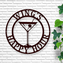 Load image into Gallery viewer, Metal Bar Sign-Personalized Bar Theme Sign, Custom Bar Theme Sign, Personalized Bar Sign Metal Wall Art, grill man cave sign, backyard grill