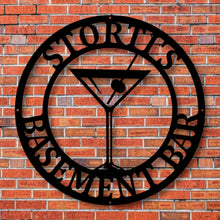 Load image into Gallery viewer, Metal Bar Sign-Personalized Bar Theme Sign, Custom Bar Theme Sign, Personalized Bar Sign Metal Wall Art, grill man cave sign, backyard grill