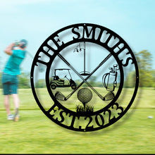 Load image into Gallery viewer, Personalized Golf Sign, Personalized Golf Décor, Golf Wall Art, metal Signs, Golf Sign, Bar Signs, Personalized Sign, 19th Hole golf sign