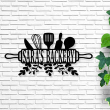 Load image into Gallery viewer, Kitchen Gifts, Custom Metal Sign for Kitchen, Personalized Kitchen Signs, Kitchen Wall Decor, Nana Mothers Day Gift, Custom Kitchen Sign