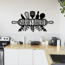 Load image into Gallery viewer, Kitchen Gifts, Custom Metal Sign for Kitchen, Personalized Kitchen Signs, Kitchen Wall Decor, Nana Mothers Day Gift, Custom Kitchen Sign