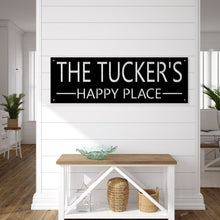 Load image into Gallery viewer, Personalized Metal Sign, Custom Metal Sign, Metal Signs Personalized, Outdoor Signs, Family Name Sign Metal, Last Name Metal Sign, Est Sign