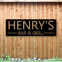Load image into Gallery viewer, Personalized Metal Sign, Custom Metal Sign, Metal Signs Personalized, Outdoor Signs, Family Name Sign Metal, Last Name Metal Sign, Est Sign