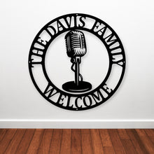 Load image into Gallery viewer, Custom Music Audio Studio Metal Wall Art | Unique Home Decor | Modern Musician Gift | Personalized Metal Art Sculpture
