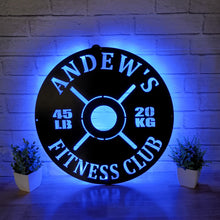 Load image into Gallery viewer, Gym Sign | Personalized Home Gym Sign | Custom Metal Gym Sign | Home Gym Sign | Cross Fit Sign