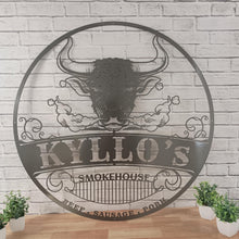Load image into Gallery viewer, custom sign, your custom text metal sign, your logo here, metal sign custom, custom design sign, personalized sign, home decor