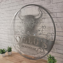 Load image into Gallery viewer, custom sign, your custom text metal sign, your logo here, metal sign custom, custom design sign, personalized sign, home decor