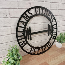 Load image into Gallery viewer, Personalized Home Gym Sign