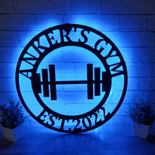 Load image into Gallery viewer, Gym Sign | Personalized Home Gym Sign | Custom Metal Gym Sign | Home Gym Sign | Cross Fit Sign