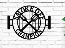 Load image into Gallery viewer, Personalized BBQ Sign, Grilling Gifts Signs Personalized Sign for Man Cave, Metal Sign for Kitchen, BBQ Grill Sign, Fathers Day Gift for Dad