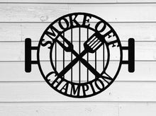Load image into Gallery viewer, Personalized BBQ Sign, Grilling Gifts Signs Personalized Sign for Man Cave, Metal Sign for Kitchen, BBQ Grill Sign, Fathers Day Gift for Dad