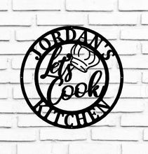 Load image into Gallery viewer, Personalized Kitchen Signs, Custom Kitchen Sign Wall Decor, Custom Metal Sign for Kitchen, Nana's Kitchen Metal Sign, Nana Mothers Day Gift
