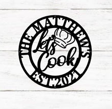 Load image into Gallery viewer, Personalized Kitchen Signs, Custom Kitchen Sign Wall Decor, Custom Metal Sign for Kitchen, Nana's Kitchen Metal Sign, Nana Mothers Day Gift
