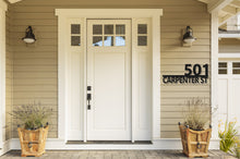 Load image into Gallery viewer, Address Sign, Metal Address Sign, Address Plaque, Metal Address Plaque, Number Sign, Outdoor Sign, House Number Sign, House Sign