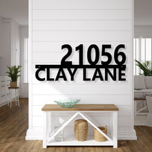 Load image into Gallery viewer, Address Sign, Metal Address Sign, Address Plaque, Metal Address Plaque, Number Sign, Outdoor Sign, House Number Sign, House Sign