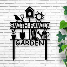 Load image into Gallery viewer, Personalized Metal Gardening sign, custom yard sign, garden decoration, Mother’s Day, Garden Sign, custom garden gift, Metal Greenhouse Sign