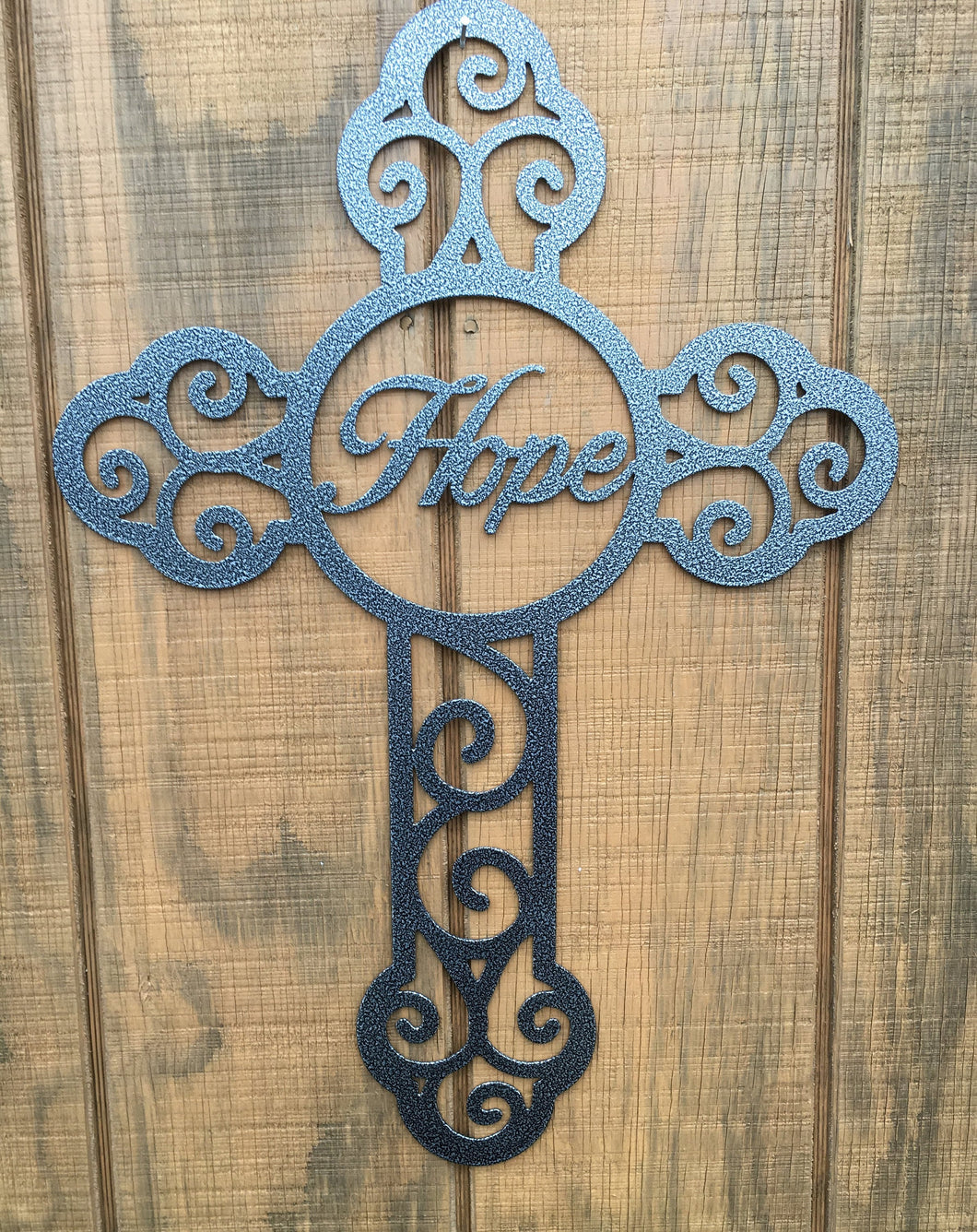 Faith cross, metal monogram, metal wall decor, metal quote, Housewarming Gift, Christmas gift