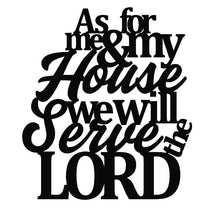 Load image into Gallery viewer, scripture wall art, metal quote wall art, bible verse wall art, metal wall decor, Housewarming Gift, metal quote
