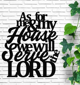 scripture wall art, metal quote wall art, bible verse wall art, metal wall decor, Housewarming Gift, metal quote