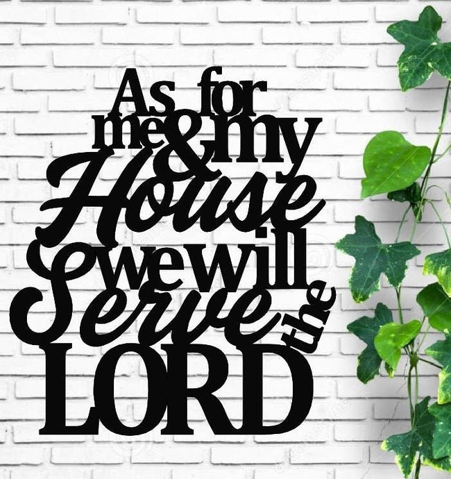 scripture wall art, metal quote wall art, bible verse wall art, metal wall decor, Housewarming Gift, metal quote