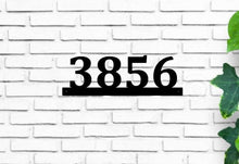 Load image into Gallery viewer, metal home address sign, metal number plate, metal letters
