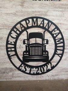 Big Rig Trucker Monogram