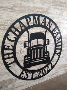 Big Rig Trucker Monogram